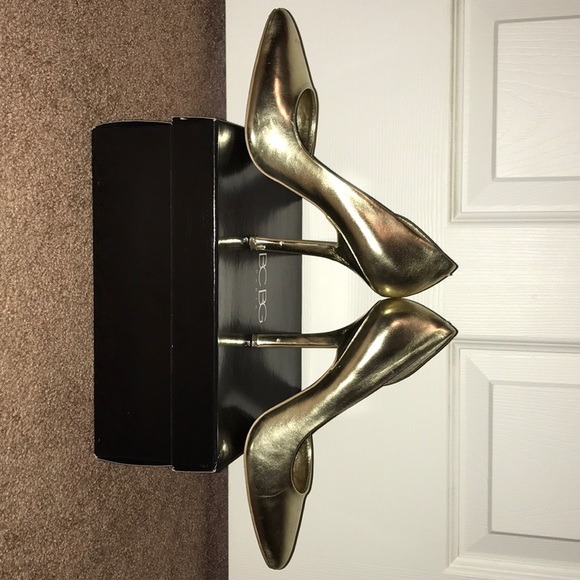Gold BCBG Heels - Picture 3 of 6